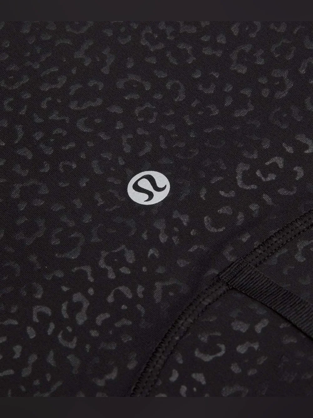 Lululemon Define Cropped Jacket *Nulu Leopard Daisy Emboss Black